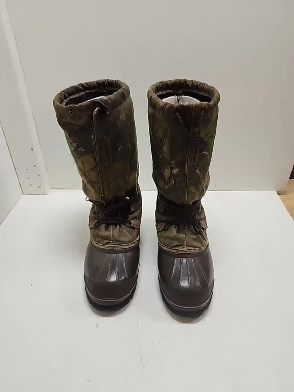 Vintage Realtree Camouflage Sorel Insulated Boots Mens Size 9 Made in Canada